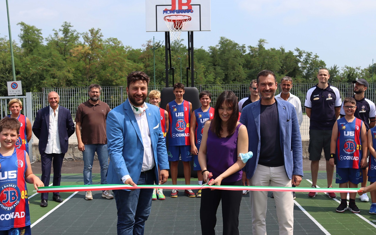 Riccoboni builds “Playground Gabri” in Casale to support youth basket